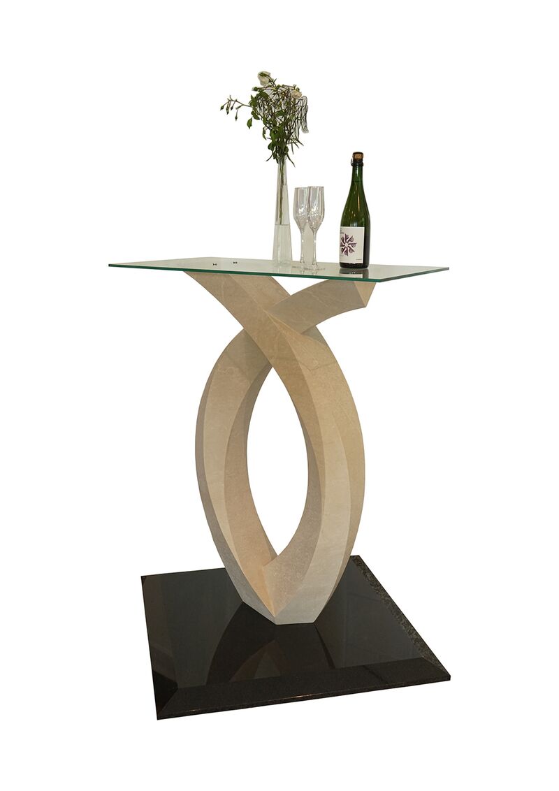 Buchner,-Bettina;-Zusammenstehen;-SAN-SEBASIAN-KALKSTEIN;-LxBxH-60x20x115-cm